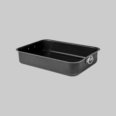 LASAGNERA CON ANELLO 'BLACK LINE' cm 35x27,5x7h - PENTALUX