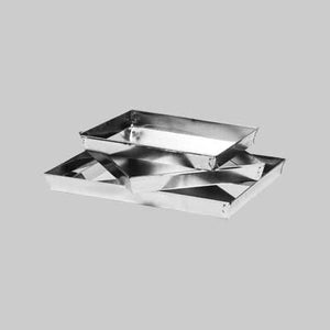 TRIS TEGLIE IN BANDA STAGNATA 30,37,40 cm - MADE IN ITALY