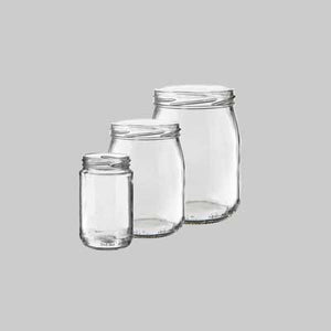 VASO IN VETRO PER CONSERVE 580 cc - imb. Ø 82 mm - 20 pezzi