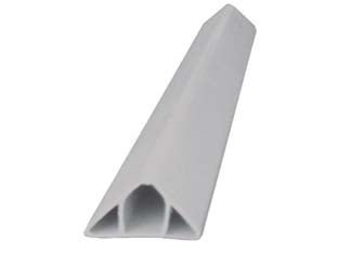 SMUSSO PVC PER PILASTRI- - mm.31x3x15h. barra mt.2- grigio - 50 pezzi