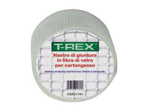 NASTRO ADESIVO PER CARTONGESSO- - mm.50x45 mt. - 6 rotolo T-REX