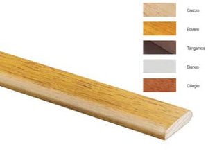 ASTINA LISCIA IN LEGNO DI AYOUS- - mm.4,5x18x2000, bianco - 25 pezzi PIRCHER