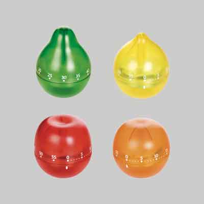 TIMER DA CUCINA 60' FORMA FRUTTA 'PRESTO' ø 7 cm - TESCOMA