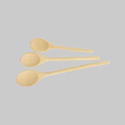 SET 3 CUCCHIAI OVALI 'WOODY' 20 cm - 25 cm - 30 cm - TESCOMA