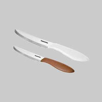 COLTELLO TAVOLA 'PRESTO' Lunghezza totale 23 cm -  lama 12 cm - Bianco 6 pezzi - TESCOMA