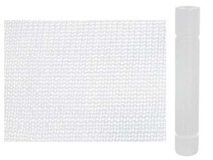 RETE PER PONTEGGI BIANCA IN PLASTICA CON ASOLE  mt.1,80h. in rotoli da mt 10 (mq.18)    TREX