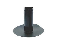 BOCCHETTONE DI SCARICO TONDO IN TPV NERO  ø mm.80