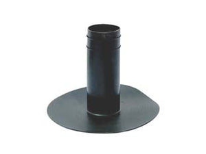 BOCCHETTONE DI SCARICO TONDO IN TPV NERO  ø mm.80