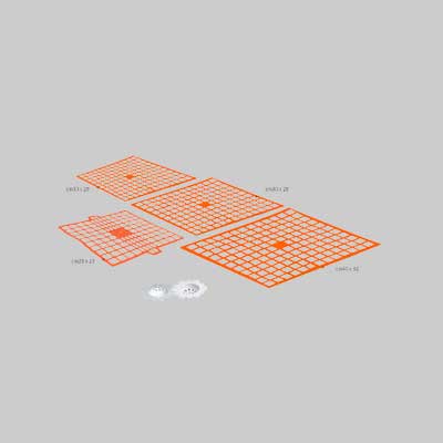 SET GRIGLIE COPRI LAVELLO Confezione 3 pezzi