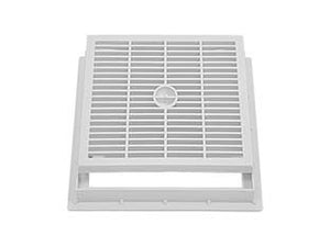 CHIUSINO GRIGLIATO CON TELAIO PER POZZETTO  cm.40x40