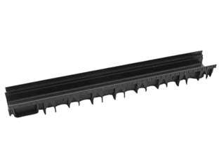 CANALETTA IN POLIPROPILENE CM.100X13 NERA  cm.100x13x7,5h