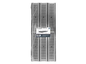 KIT CANALETTA GRIGLIA ZINCATA E TAPPO - 1 pezzi