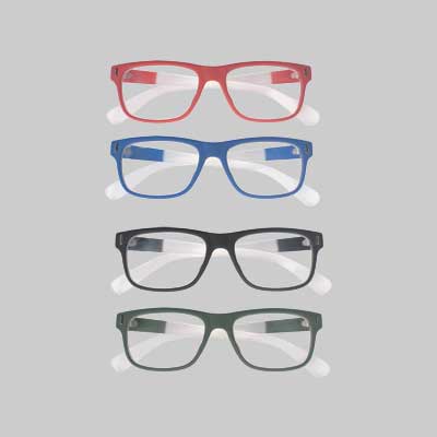 OCCHIALI DA VISTA GRADUATI 'ALABAMA' +3,5 nero - CHARRO