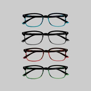 OCCHIALI DA VISTA GRADUATI 'KIT HAWAII' +2,5 nero-blu - CHARRO