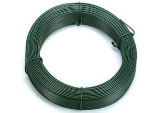 FILO PLASTIFICATO ZINCATO E VERDE IN MATASSE MT.100- - n°18 filo  EE ¸ mm. 36 per tensione - 5 rotolo CAVATORTA