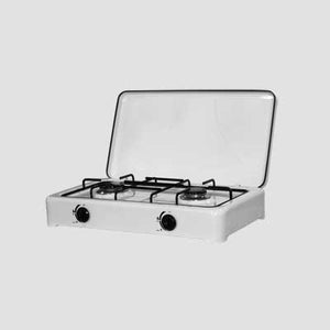 FORNELLO A GAS 2 FUOCHI 58x31x13 cm