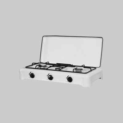 FORNELLO A GAS 3 FUOCHI 69x31x13 cm