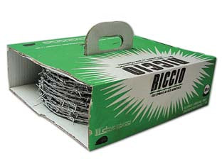 FILO SPINATO MT.100 ZINCATO RICCIO - 1 rotolo CAVATORTA