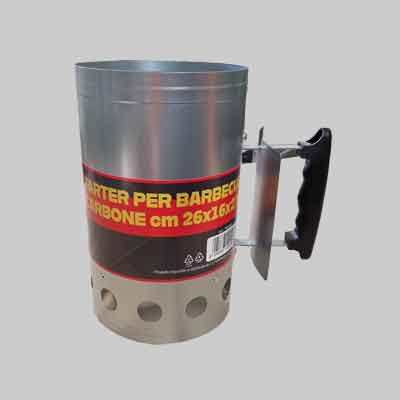 STARTER PER BARBECUE A CARBONE cm 26x16x27h - IDEAL STAR