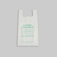 SHOPPER BIODEGRADABILE E COMPOSTABILE 46x53 cm - 15 lt - 4 kg