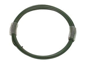 FILO FERRO ZINCATO E PLASTIFICATO VERDE- - n° 2 filo  EE ¸ mm.07 mt.40 - 30 matassa T-REX