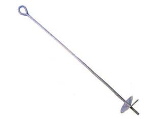 ANCORA PER VIGNETO ZINCATA  ø cm.14x100h. asta ø mm.12    TREX