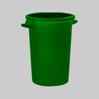 BIDONE PER RIFIUTI VERDE 100 lt - Ø 47,5x66.5h