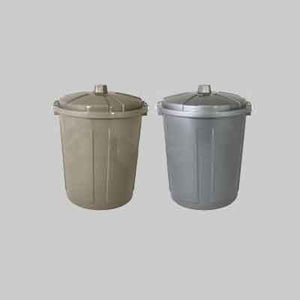 BIDONE PER RIFIUTI 'BIN' Ø 22,5xh 30 cm, 7 lt - Col. Silver