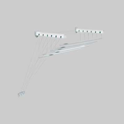 STENDIBIANCHERIA DA PARETE/SOFFITTO cm 100x46x70h - 6 mt di stenditura