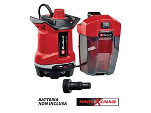 ELETTROPOMPA SOMMERSA ABS ACQUE SCURE A BATTERIA 18V (GEDP 18/25 LI)    EINHELL
