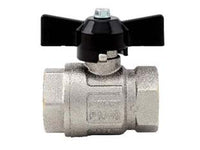 VALVOLA A SFERA F/F CON MANIGLIA A FARFALLA IDEAL ART.092- - FF 3/8 - pressione esercizio 50 bar - 5 pezzi ITAP