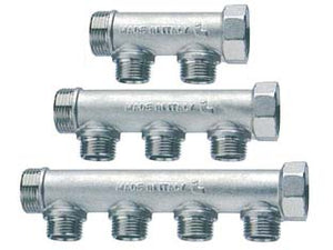 COLLETTORE DI DISTRIBUZIONE COMPONIBILE 3/4 2 DERIVAZIONI M ART.455  MF 3/4  2 derivazioni M 1/2    ITAP