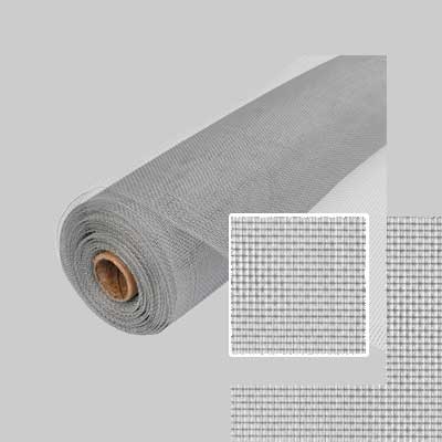 RETE PER ZANZARIERA IN ALLUMINIO 63 H. 120 cm - rotolo 30 mt - 30 metrilineari