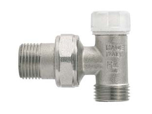 DETENTORE PER TERMOSIFONI AD ANGOLO MASCHIO ART.397- - M 3/8 - 4 pezzi ITAP