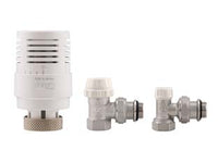 KIT VALVOLE TERMOSTATICHE AD ANGOLO ATTACCO F ART.KIT3  F 3/8    ITAP