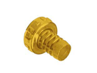 RACCORDO PORTAGOMMA IN OTTONE- per rubinetto 1/2 - ghiera 3/4 in ottone lucido - 5 pezzi