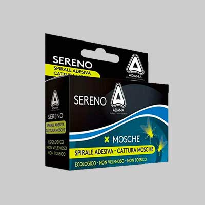 SPIRALI ADESIVE PER MOSCHE Conf. 4 pezzi - KOLLANT