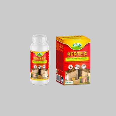 INSETTICIDA CONCENTRATO PER CUCCE E STALLE 'PERTEX' 100 ml - CISA ADRIATICA