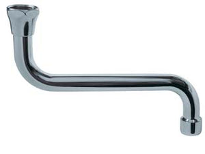 CANNA LAVELLO S IN OTTONE CROMATO  cm.20 x ø mm.18