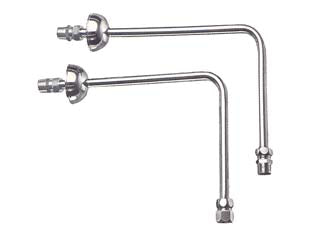 SQUADRETTE SOTTOLAVABO- - ø mm.14 x M 1/2 lunghezza cm.25x15 - 2 pezzi