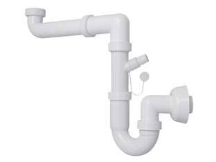 SIFONE MOPLEN LIBERO 1 VIA CON SCARICO  11/2 per lavello