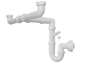 SIFONE MOPLEN LIBERO 2 VIE CON SCARICO  11/2 per lavello