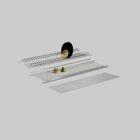 SCOLAPIATTI CROMATO IN KIT 76 cm