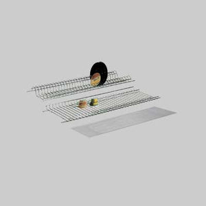 SCOLAPIATTI CROMATO IN KIT 86 cm