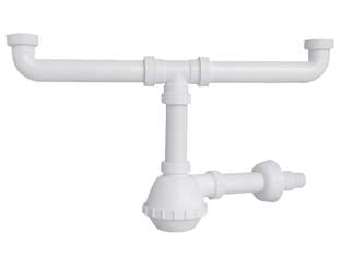 SIFONE MOPLEN A FIASCO 2 VIE  11/41/2 universale per lavello