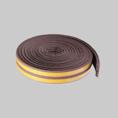 PARAFREDDO PER PORTE E FINESTRE IN GOMMA IDEAL STAR mm 9 x 6 mt - Col. Marrone - IDEAL STAR