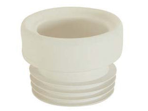 PROLUNGA WC DRITTA IN PVC MORBIDO- - ø interno mm.90-100, lungh. tot. mm.100 - 6 pezzi