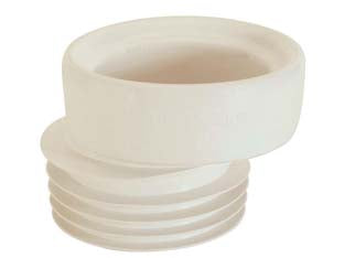 PROLUNGA WC ECCENTRICA IN PVC MORBIDO- - ø interno mm.90-100, lungh. tot. mm.100 - 6 pezzi