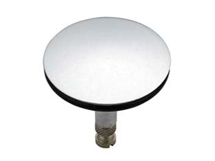 TAPPO PER COLONNA VASCA IN OTTONE CROMATO Ø MM.43  1 1/2 ø mm.43