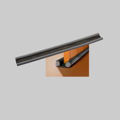 PARASPIFFERI SOTTOPORTA DOPPIA PROTEZIONE cm 95x25 mm - Antracite - GEKO